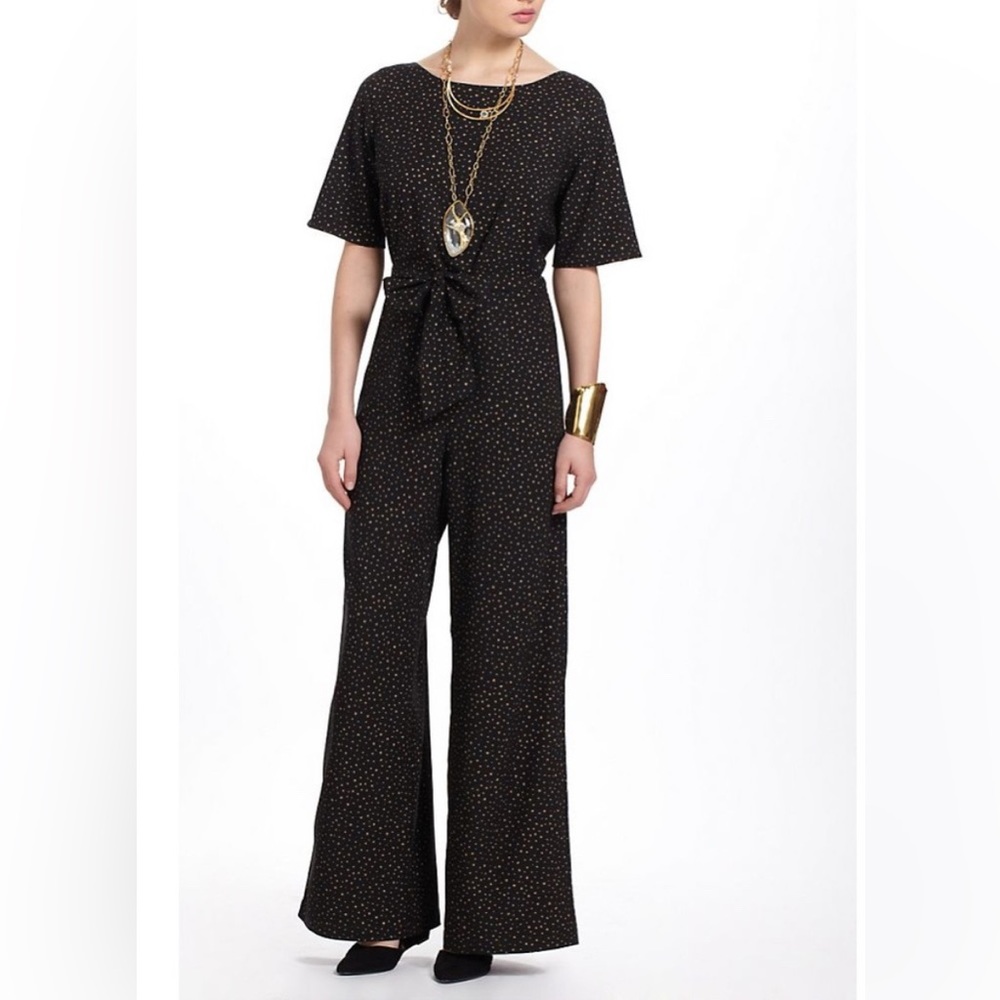 star print jumpsuit size XS